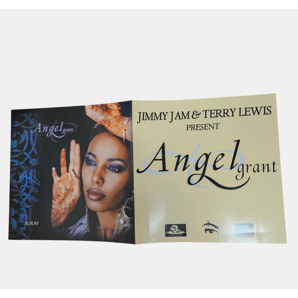 Angel Grant 1998 Album Cover Promo Poster 12x24‎ Universal Records Funk Soul